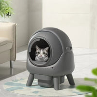 HKM-202451 Multi-Functional Fully Enclosed Smart Automatic Cat Litter Box with Easy Clean Design and Odor Control