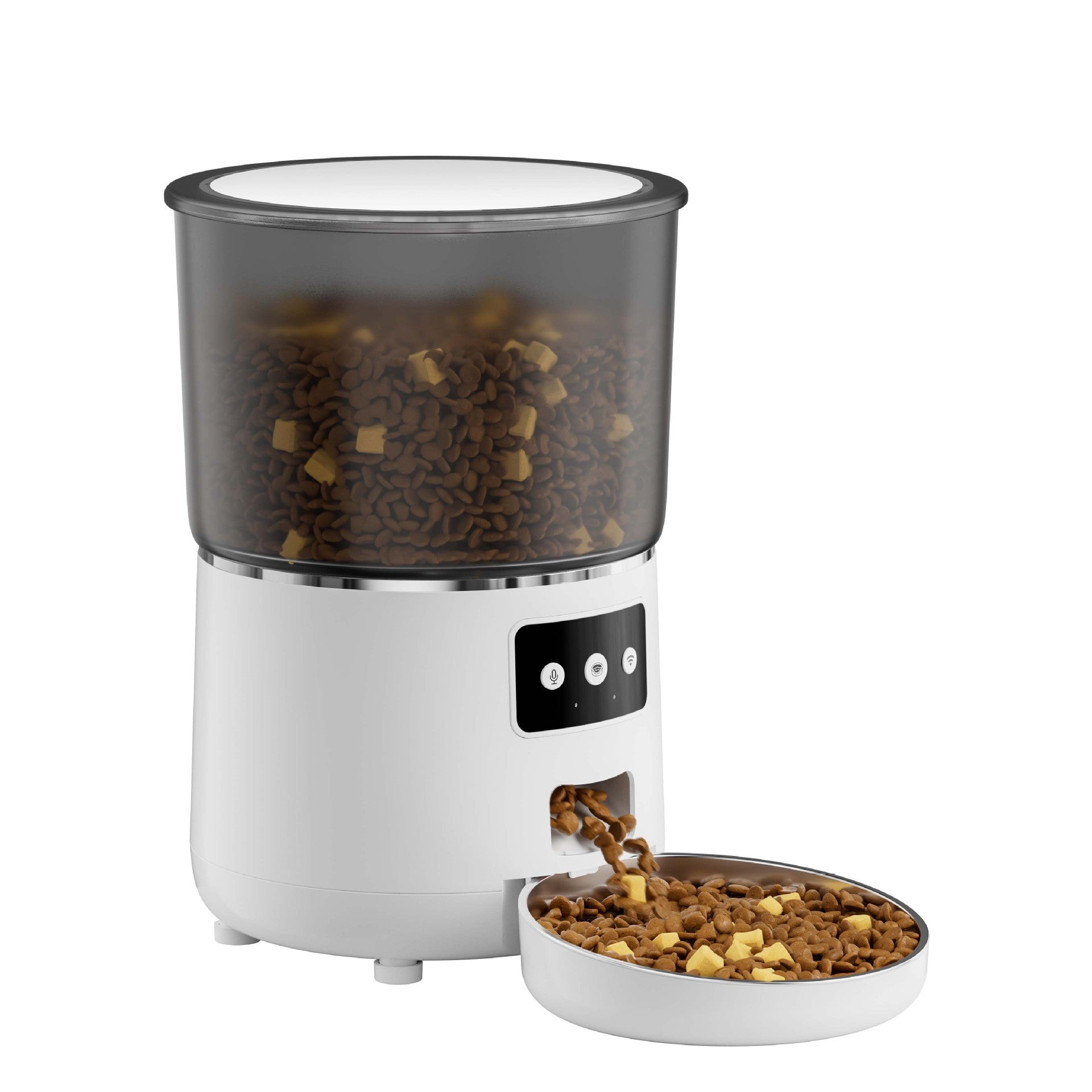 HKM-2024893 Automatic 4L Pet Feeder for Dogs and Cats with Smart Graffiti APP Control