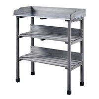 HKM-202515 Wooden Potting Table for Garden Outdoor Decoration