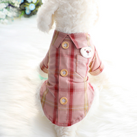 HKM-2025277 Comfortable Cotton Pet Shirt with Breathable Two-Leg Design