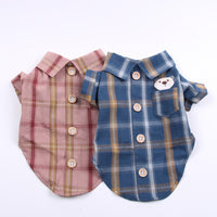 HKM-2025277 Comfortable Cotton Pet Shirt with Breathable Two-Leg Design