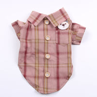 HKM-2025277 Comfortable Cotton Pet Shirt with Breathable Two-Leg Design