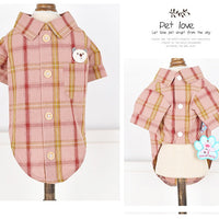 HKM-2025277 Comfortable Cotton Pet Shirt with Breathable Two-Leg Design