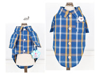 HKM-2025277 Comfortable Cotton Pet Shirt with Breathable Two-Leg Design