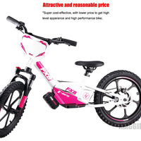HKM-202579 16-inch Steel Frame Hydraulic Fork Electric Scooter for Kids with 200W Motor and Disc Brake