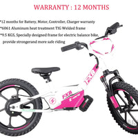 HKM-202579 16-inch Steel Frame Hydraulic Fork Electric Scooter for Kids with 200W Motor and Disc Brake