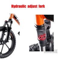 HKM-202579 16-inch Steel Frame Hydraulic Fork Electric Scooter for Kids with 200W Motor and Disc Brake