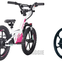 HKM-202579 16-inch Steel Frame Hydraulic Fork Electric Scooter for Kids with 200W Motor and Disc Brake