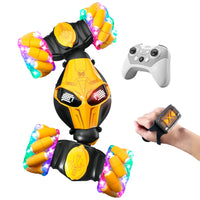 HKM-202579 Gesture Sensing 2.4GHz RC Drift Car with Music and Light-Up Features for Kids