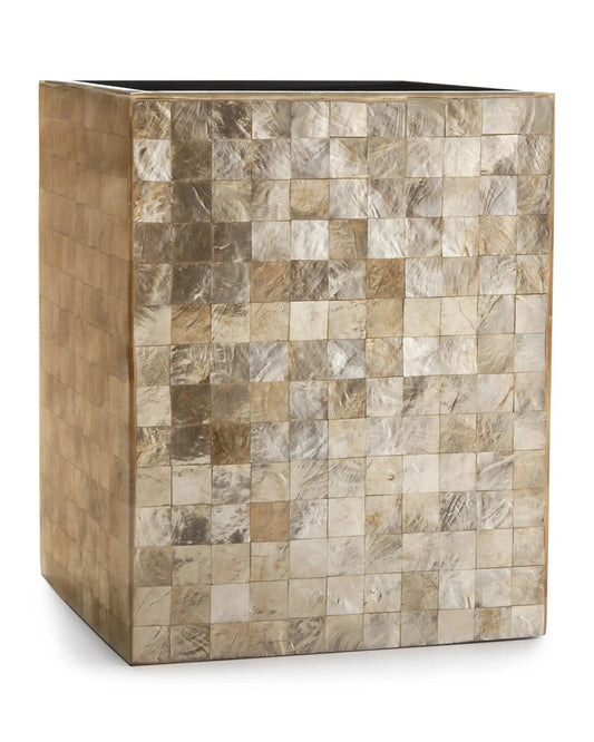 HKM-202579 Mother of Pearl Bathroom Accessory Set for Elegant Home Décor