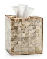 HKM-202579 Mother of Pearl Bathroom Accessory Set for Elegant Home Décor
