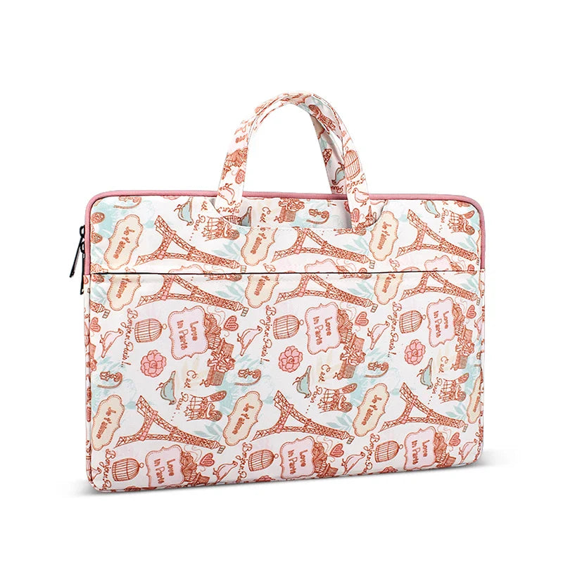 HKM-202707 Multifunctional Laptop Bag for 13 to 15.4 Inch Computers with Pattern Printing Design