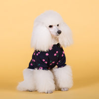 HKM-2027453 Cotton Stretch T-Shirt for Dogs in Casual Style ¨C Available in Blue and White