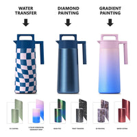 HKM-202771 Custom Stainless Steel Insulated Beverage Dispenser for Coffee, Water, and Tea with Dual-Wall Design and Handle