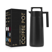 HKM-202771 Custom Stainless Steel Insulated Beverage Dispenser for Coffee, Water, and Tea with Dual-Wall Design and Handle
