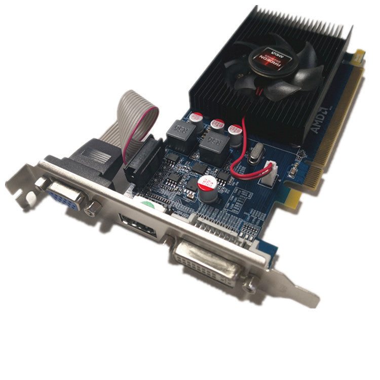 HKM-202835 AMD H7450 2GB DDR3 PCI Express Graphics Card with DVI, VGA, HDMI Output