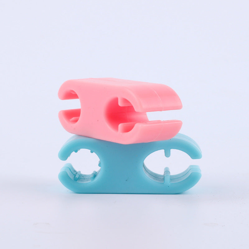 HKM-2028477 Pet Selfie Clip Camera Lens - Silicone Accessory for Capturing Moments in Blue or Pink