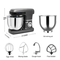 HKM-202899 10L Planetary Electric Food Mixer with Touch Control and Plastic Housing for Dough and Cake Mixing