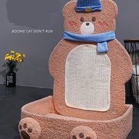 HKM-2030141 Vertical Cat Scratching Board with Sisal Rope and Cute Design for Play and Rest