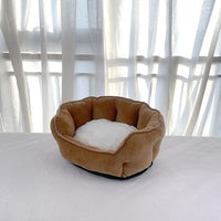 HKM-2030909 Plush Thickened Pet Litter Shelter for Dogs and Cats - Multiple Colors Available