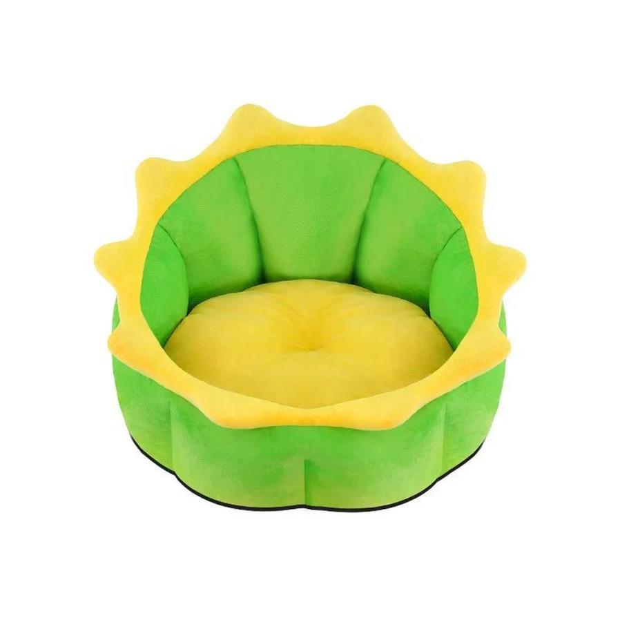 HKM-203155 Cozy Dinosaur Themed Pet Bed for Small to Large Dogs and Cats - Soft and Warm Nest House