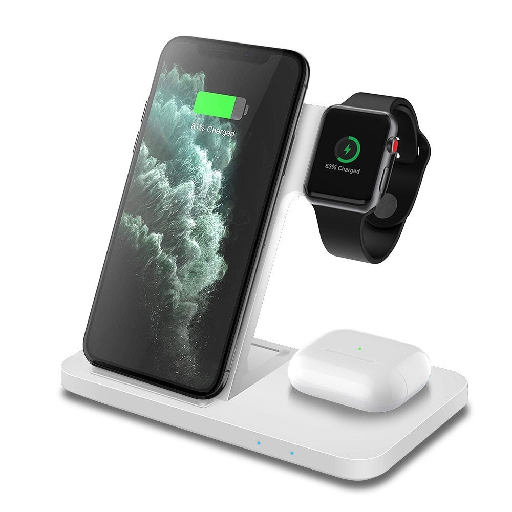 HKM-203219 Universal Fast Charge Wireless Charger with Foldable Design for Mobile Phones and Accessories