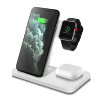 HKM-203219 Universal Fast Charge Wireless Charger with Foldable Design for Mobile Phones and Accessories