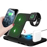 HKM-203219 Universal Fast Charge Wireless Charger with Foldable Design for Mobile Phones and Accessories