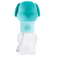 HKM-2032701 Portable Pet Travel Mug - Blue Powder, ABS Material with Transparent PC Cup Body, Easy to Clean