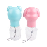 HKM-2032701 Portable Pet Travel Mug - Blue Powder, ABS Material with Transparent PC Cup Body, Easy to Clean