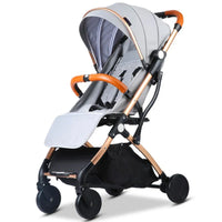 HKM-203347 Luxury Foldable Baby Stroller Compact Lightweight Aluminium Pushchair for Travel