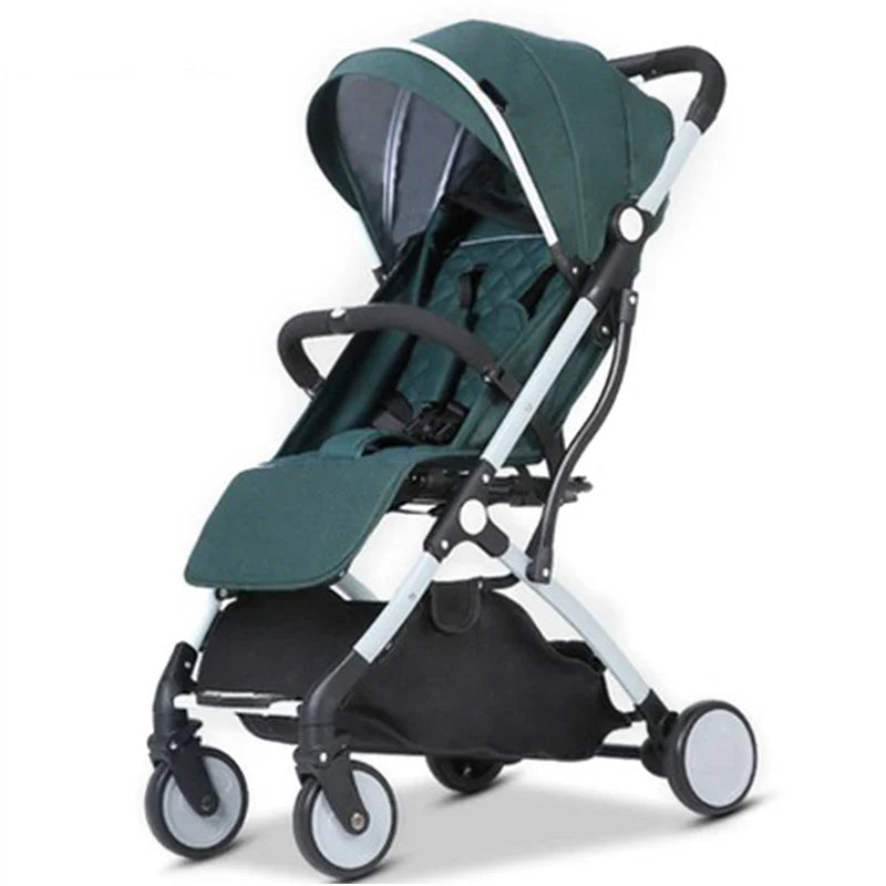 HKM-203347 Luxury Foldable Baby Stroller Compact Lightweight Aluminium Pushchair for Travel