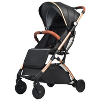 HKM-203347 Luxury Foldable Baby Stroller Compact Lightweight Aluminium Pushchair for Travel