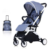 HKM-203347 Luxury Foldable Baby Stroller Compact Lightweight Aluminium Pushchair for Travel
