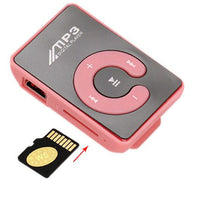 HKM-203347 Portable Clip MP3 Music Player with USB Interface and 3.5mm Headphone Jack - Available in Multiple Colors