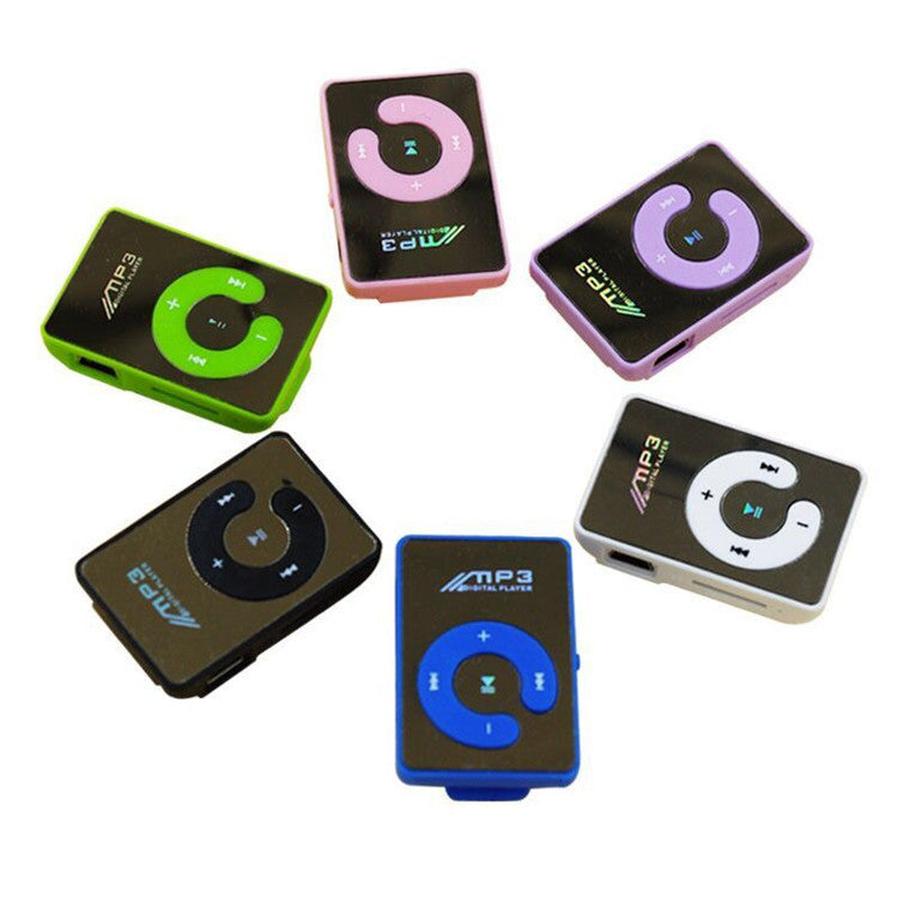 HKM-203347 Portable Clip MP3 Music Player with USB Interface and 3.5mm Headphone Jack - Available in Multiple Colors
