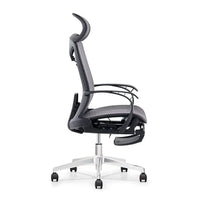 HKM-203411 Ergonomic Mesh Office Chair with Headrest and Footrest for Enhanced Comfort