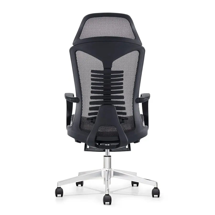 HKM-203411 Ergonomic Mesh Office Chair with Headrest and Footrest for Enhanced Comfort