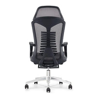 HKM-203411 Ergonomic Mesh Office Chair with Headrest and Footrest for Enhanced Comfort