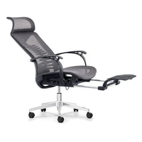 HKM-203411 Ergonomic Mesh Office Chair with Headrest and Footrest for Enhanced Comfort