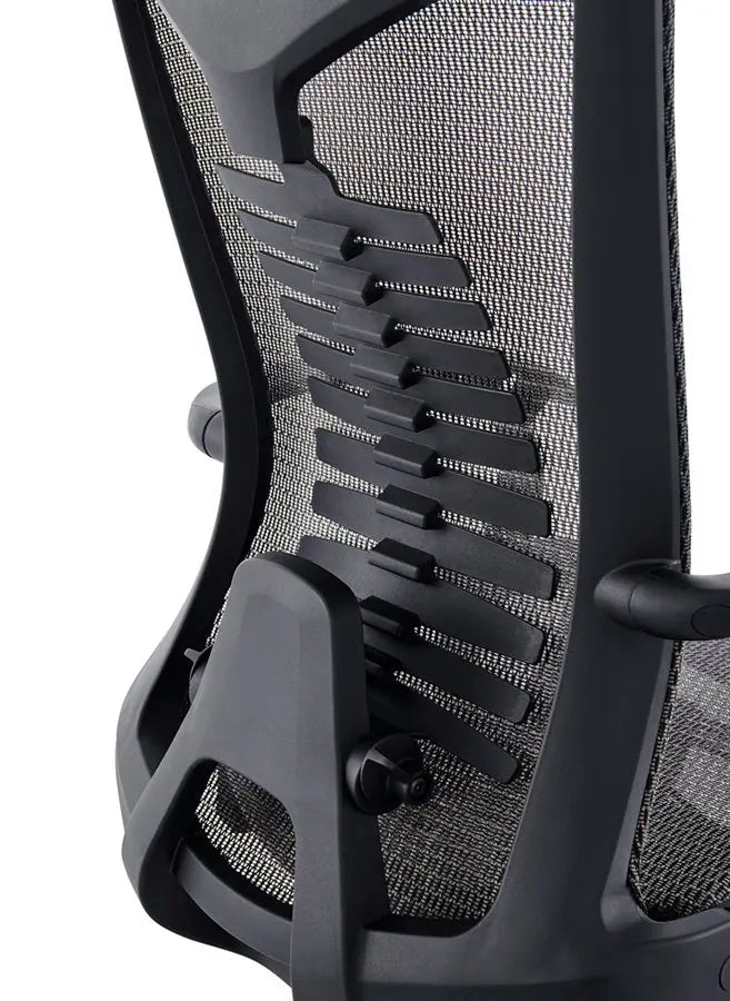HKM-203411 Ergonomic Mesh Office Chair with Headrest and Footrest for Enhanced Comfort