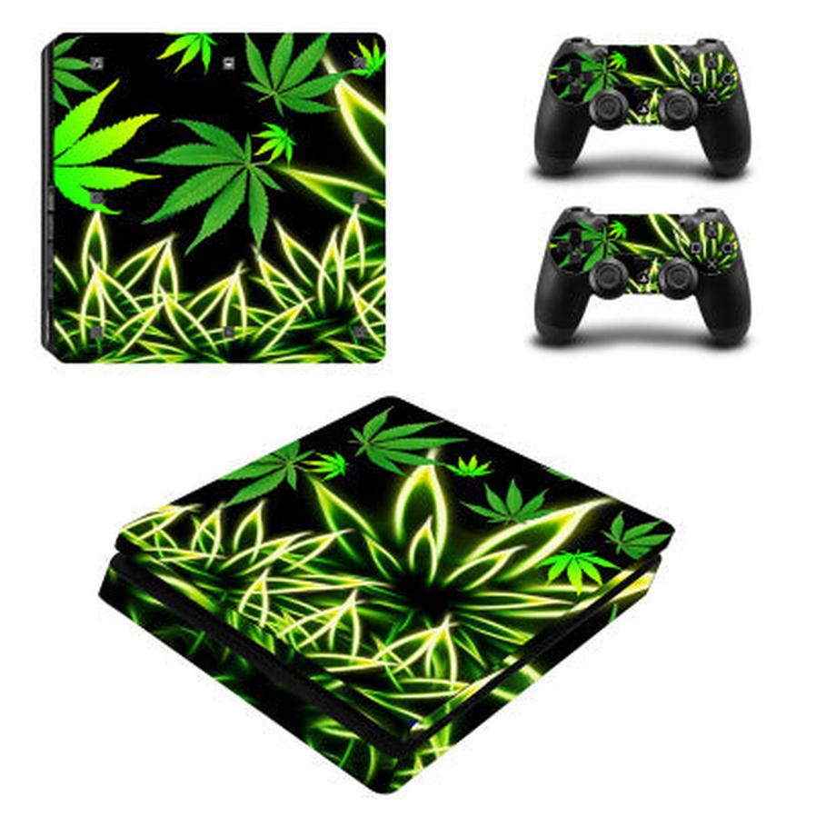 HKM-203475 PS4 Slim Protective PVC Sticker Film with Breathable Groove, No Air Bubbles or Residue