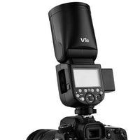 HKM-203539 Professional Overhead Flash for DSLR Cameras with Circular Lamp Head and High-Speed Support