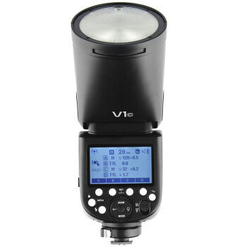 HKM-203539 Professional Overhead Flash for DSLR Cameras with Circular Lamp Head and High-Speed Support