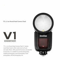 HKM-203539 Professional Overhead Flash for DSLR Cameras with Circular Lamp Head and High-Speed Support
