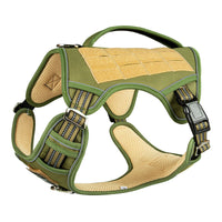 HKM-2035901 Search and Rescue Tactical Dog Chest Strap - Available in Black, Khaki, Camouflage, and Olive Green