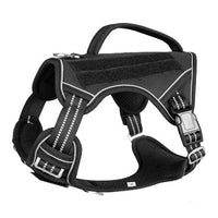 HKM-2035901 Search and Rescue Tactical Dog Chest Strap - Available in Black, Khaki, Camouflage, and Olive Green