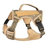 HKM-2035901 Search and Rescue Tactical Dog Chest Strap - Available in Black, Khaki, Camouflage, and Olive Green