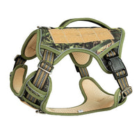 HKM-2035901 Search and Rescue Tactical Dog Chest Strap - Available in Black, Khaki, Camouflage, and Olive Green