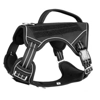 HKM-2035901 Search and Rescue Tactical Dog Chest Strap - Available in Black, Khaki, Camouflage, and Olive Green